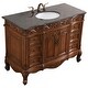 preview thumbnail 3 of 10, Elegant Lighting VF38848 Oakland 48" Free Standing Single Basin Vanity