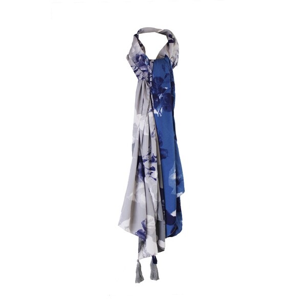 Cejon Grey Blue Twin Thorns Day Wrap OS