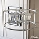 preview thumbnail 1 of 6, Hunter 26" Astwood 6-Light Chandelier - Dining Room, Kitchen Table, Entry - Art Deco, Transitional Brushed Nickel