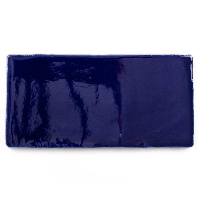 Diana 3in x 6in Ceramic Subway Wall Tile - Cobalt - Case of 88 (10.76 Sq. ft.)
