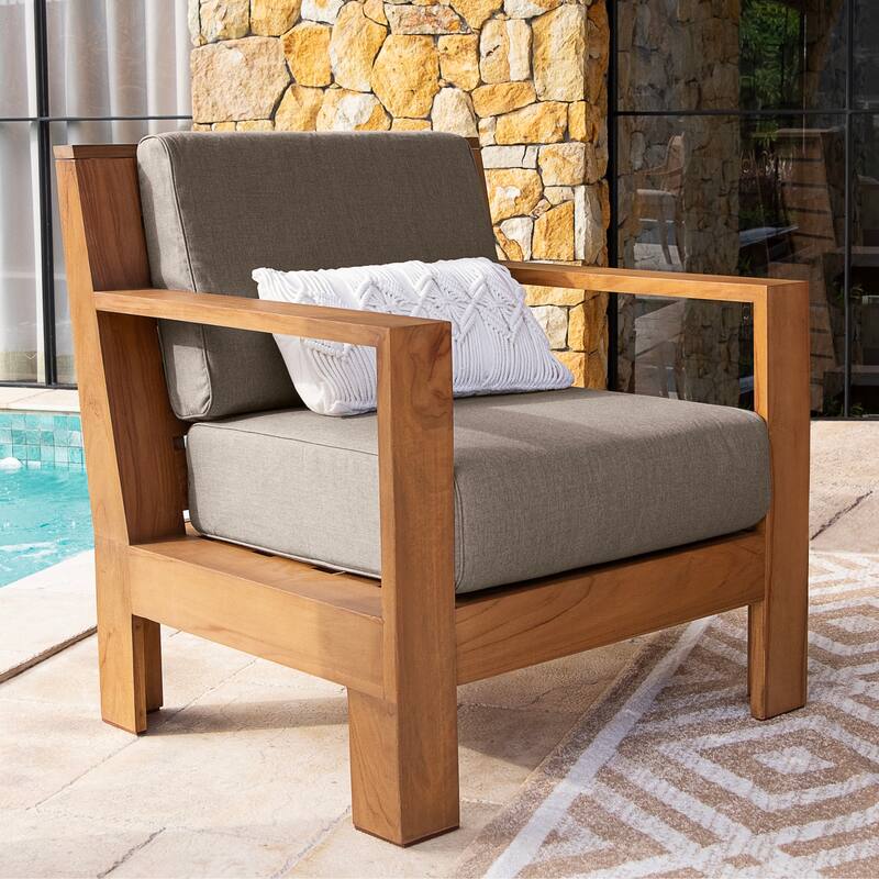 Cambridge Casual Logan 4-Piece Outdoor Conversation Set with Sunbrella Cushion