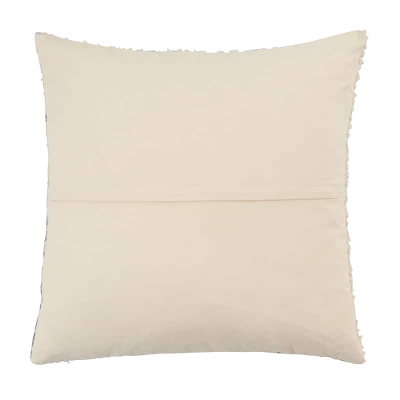 Throw Pillow With Textured and Printed Design
