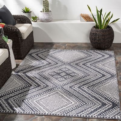 Surya Rosie Indoor/ Outdoor Moroccan Diamond Area Rug