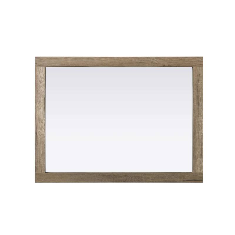 Solene Wooden Rectangle Mirror (24-30 x 36 in.)