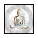 preview thumbnail 1 of 16, iCanvas "Buddhist II" by Isabelle Z Framed Silver - 18x18