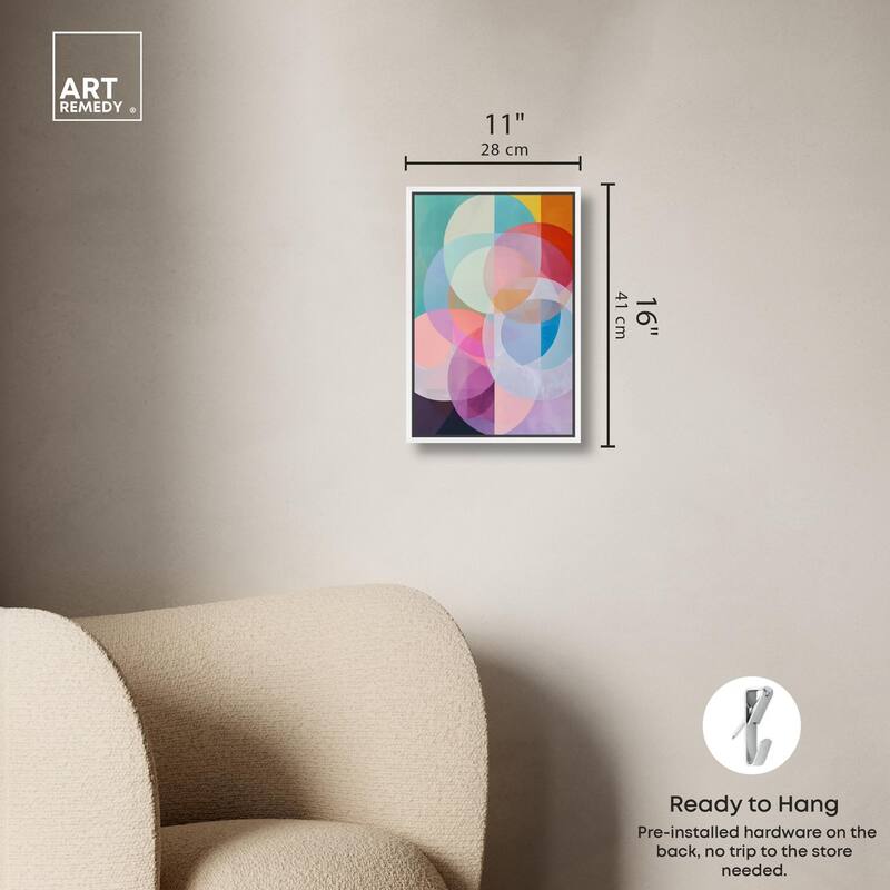 Oneiric Circles II Canvas by Art Remedy
