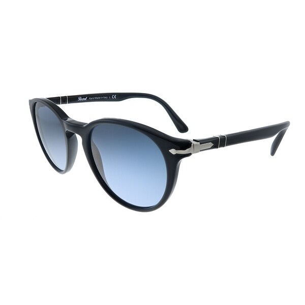 persol blue frame sunglasses