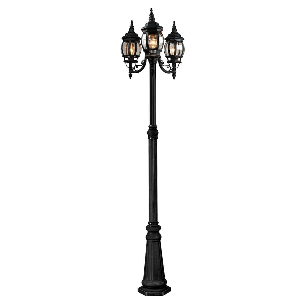 Artcraft Classico - 3-Light Outdoor Lantern/Post
