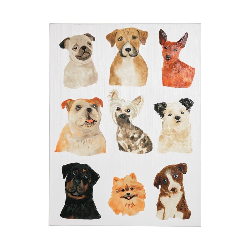 Doggos & Puppers I (36 x 48) Canvas Art Print - Large