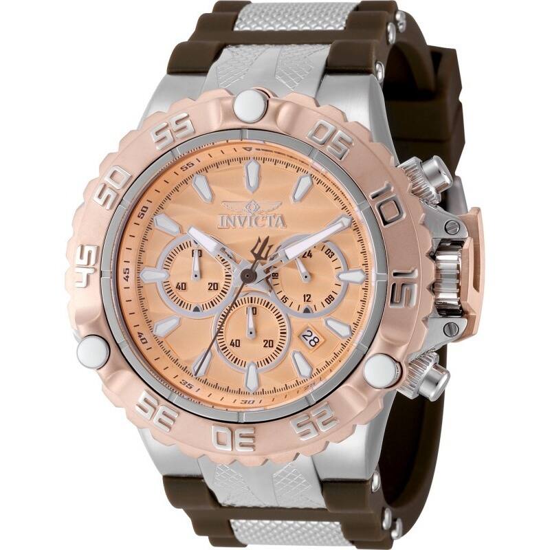 Invicta Men's 48556 Subaqua Quartz VD53 Metal Dial Watch - Silver