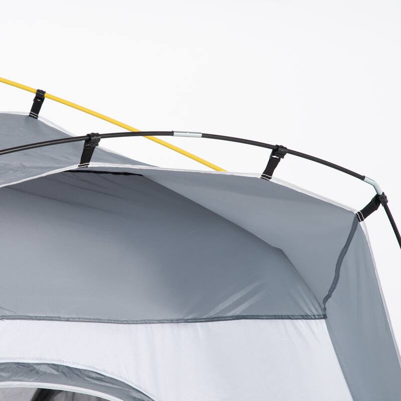 Outsunny 3-Season 5-Person Automatic Pop Up Outdoor Yurt Canopy Camping Tent w/ Easy Hydraulic Poles & Quality Materials