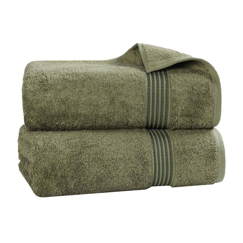 Superior Heritage Egyptian Cotton Absorbent Bath Sheet Set of 2
