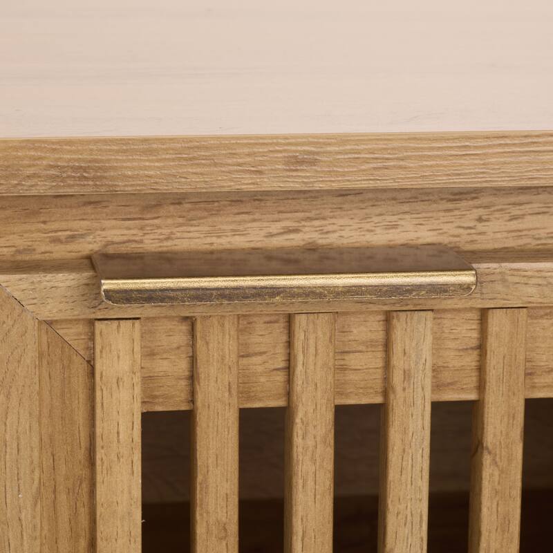 SAFAVIEH Home Quaid 4-Door Sideboard - 62"W x 18"D x 25"H