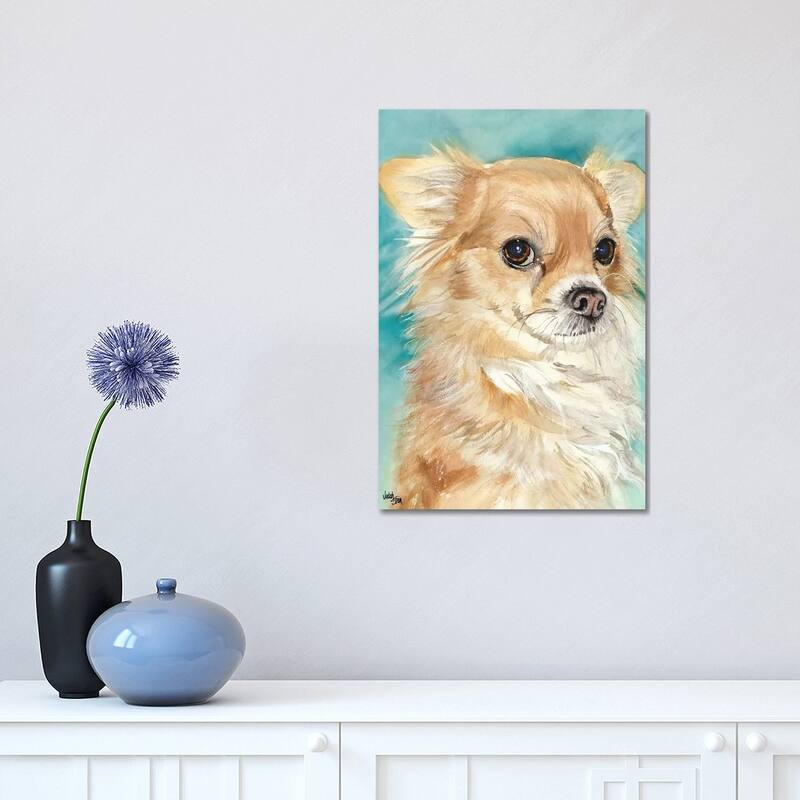 iCanvas "Sophie - Chihuahua" by Judith Stein Canvas Print - 18x12x1.5