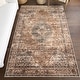 preview thumbnail 7 of 12, Nuloom Karrigan Medallion SplashGuard Machine Washable Area Rug 5' x 8' - Brown - Rectangle