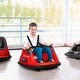preview thumbnail 2 of 5, 12V Kids' Electric Bumper Car: Remote Control, 360° Spin, LED Lights, Music, Red