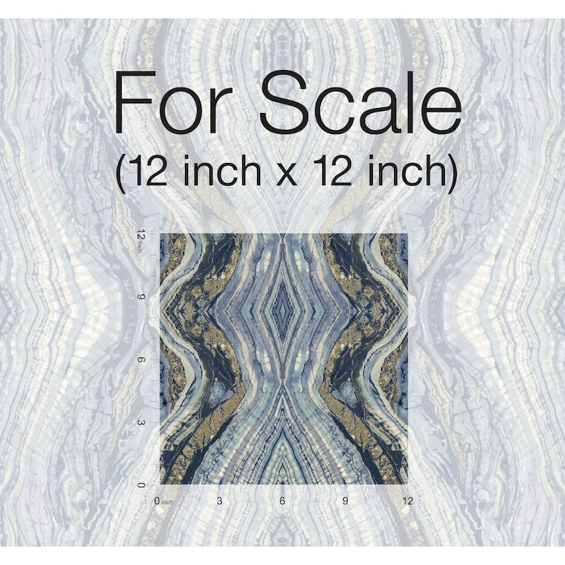 Glasgow 20' L x 27" W Kaleidoscope Peel and Stick Wallpaper