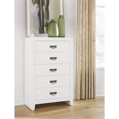 Signature Design by Ashley Binterglen White Chest of Drawers