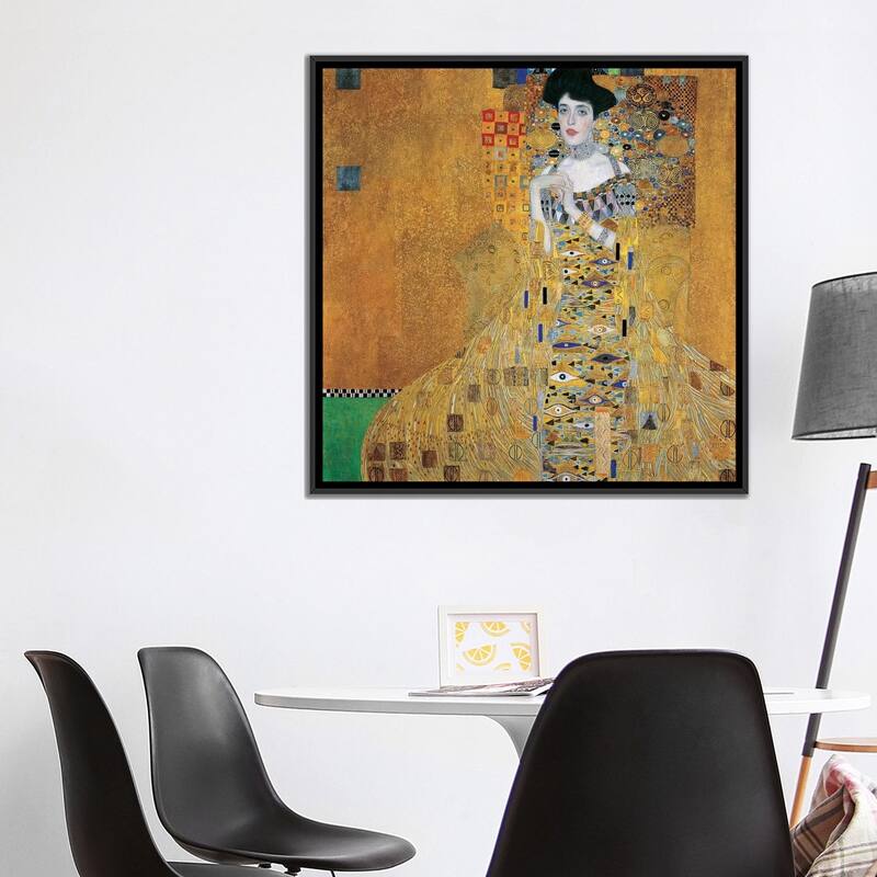 iCanvas "Portrait Of Adele Bloch-Bauer I, 1907" by Gustav Klimt Framed Canvas Print