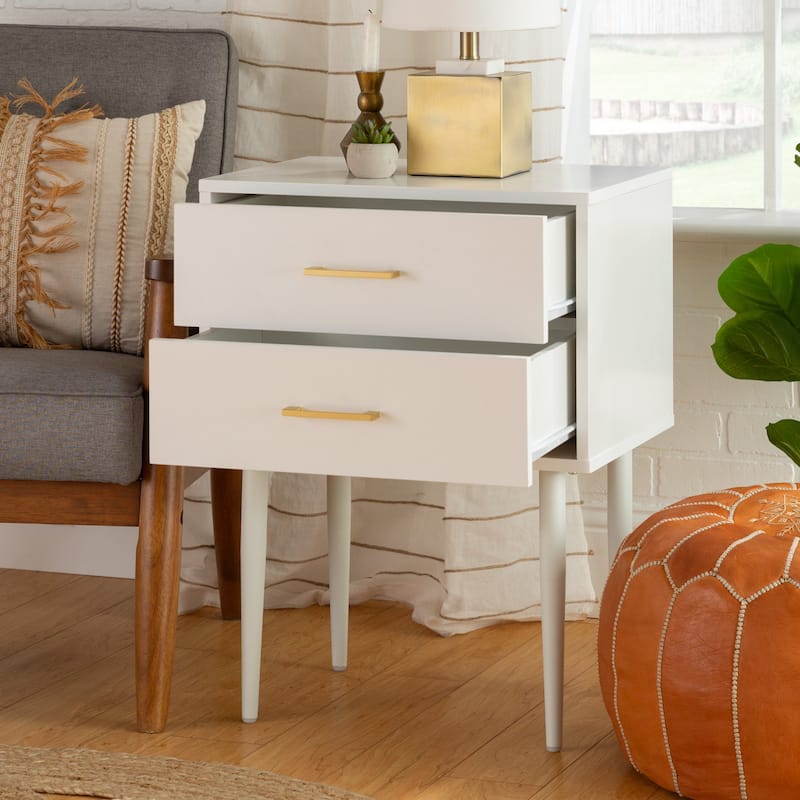Middlebrook Notto Mid-Century 2-Drawer Nightstand