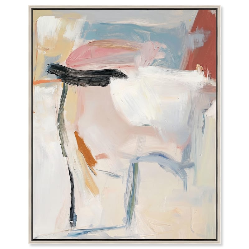 Dreamlike Palette III Canvas by Art Remedy - 24" x 30" - Silver