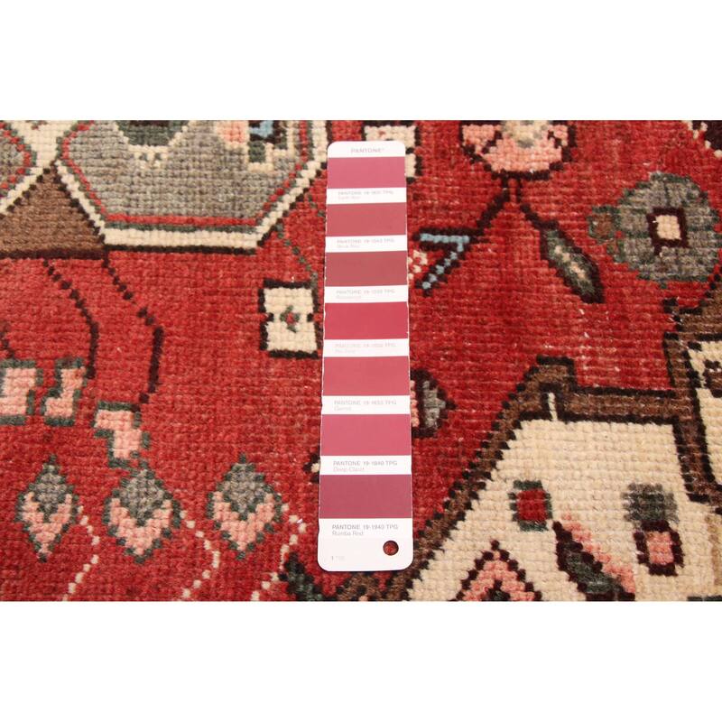 ECARPETGALLERY Hand-knotted Konya Anatolian Red Wool Rug - 4'9 x 9'7