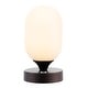 preview thumbnail 4 of 25, Owen 8" Bohemian Farmhouse Iron Wireless Rechargeable Integrated LED Table Lamp, Oil Rubbed Bronze/White by JONATHAN Y