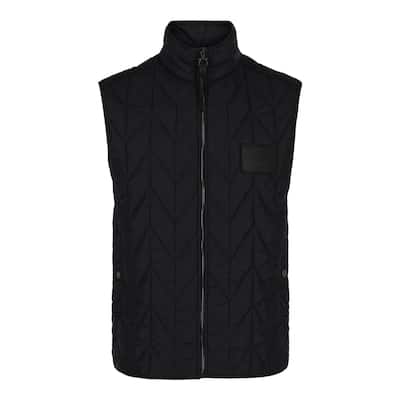 Ferragamo Chevron Quilted Vest, ,