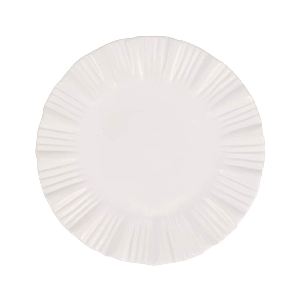 viva by VIETRI Bari White European Dinner Plate