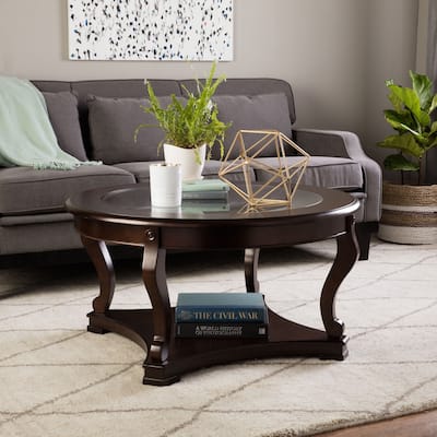 SEI Furniture Geurts Espresso Coffee Table