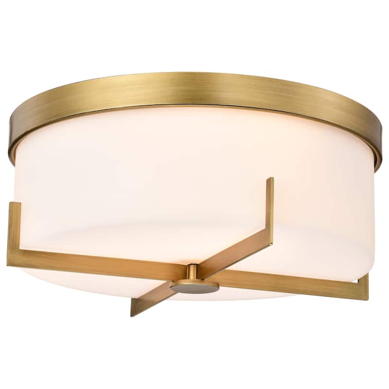Nuvo Lighting 60/8044 Roselle 3 Light 15" Wide Flush Mount Drum