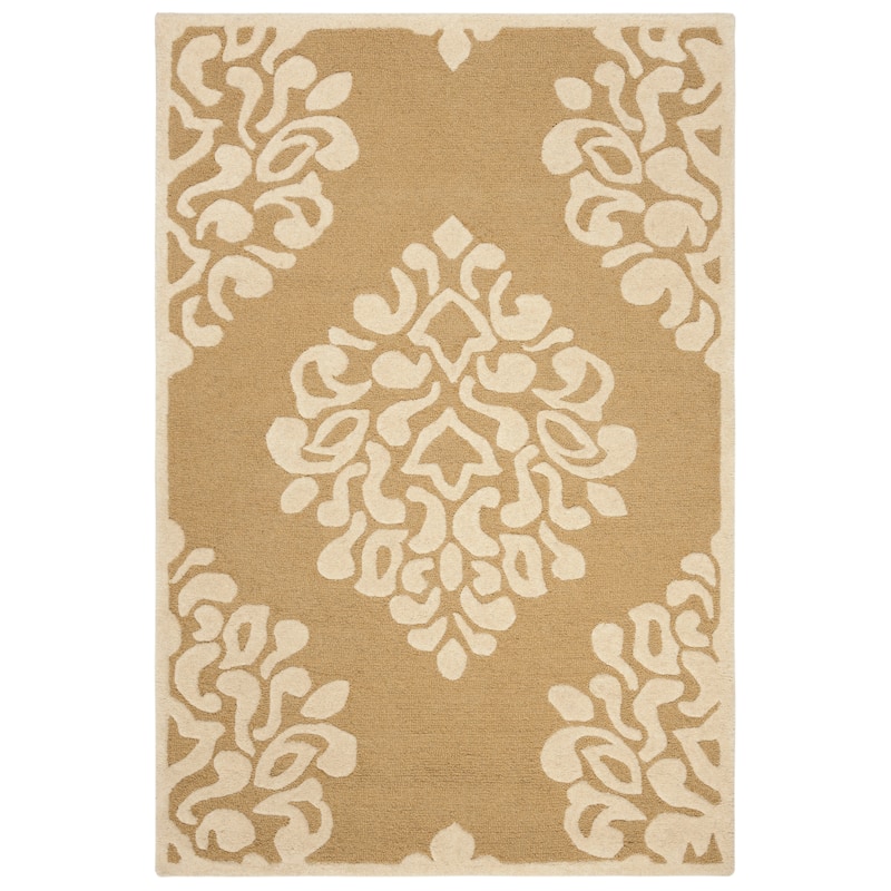Martha Stewart by SAFAVIEH Floral Damask Wool Rug - 4' x 6' - Dune