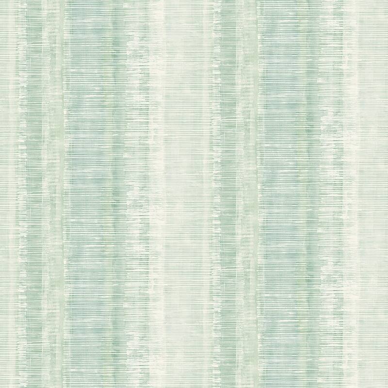 Seabrook Designs Boho Rhapsody Natural Ombre Unpasted Wallpaper - 27 in. W x 27 ft. L - Washed Jade and Aloe