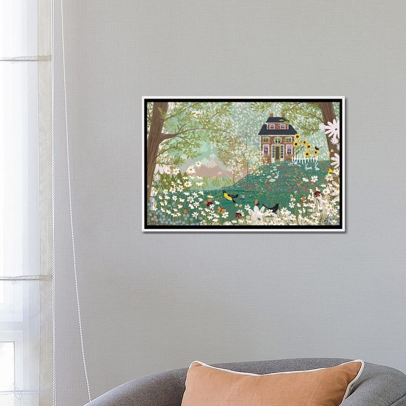 iCanvas "Garden Dream" by Joy Laforme Framed Canvas Print