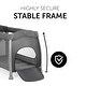 preview thumbnail 5 of 6, hauck Play N Relax Center Portable Baby Playard Crib with Travel Bag, Charcoal - 22