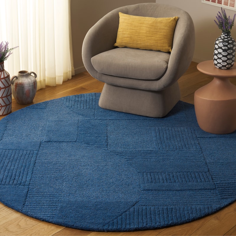 SAFAVIEH Handmade Harvest Valbona Modern Contemporary Wool Rug