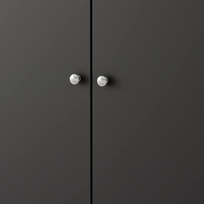 70.9"H Entryway Closet Cabinet Shoe Cabinet Adjustable Shelves Wheels