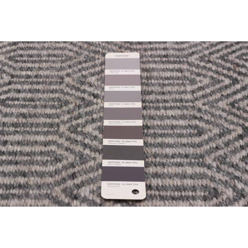 Nevada Grey Kilim 5'2" x 7'6" - 5'2 x 7'6