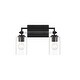 preview thumbnail 9 of 16, Minka Lavery Binsy - 1 Light Bath Vanity in Coal Finish