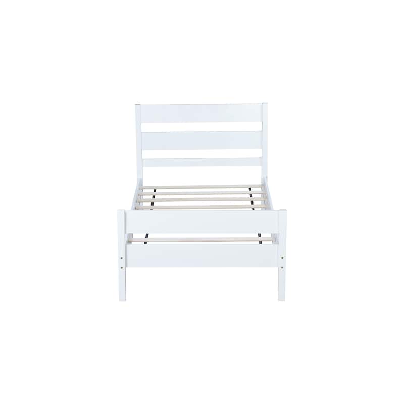 Twin Bed with Headboard and Footboard