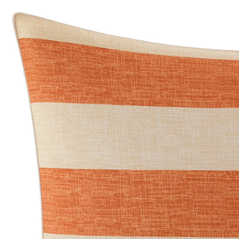 Tommy Bahama Palmiers Orange Cotton Canvas European Sham Cover