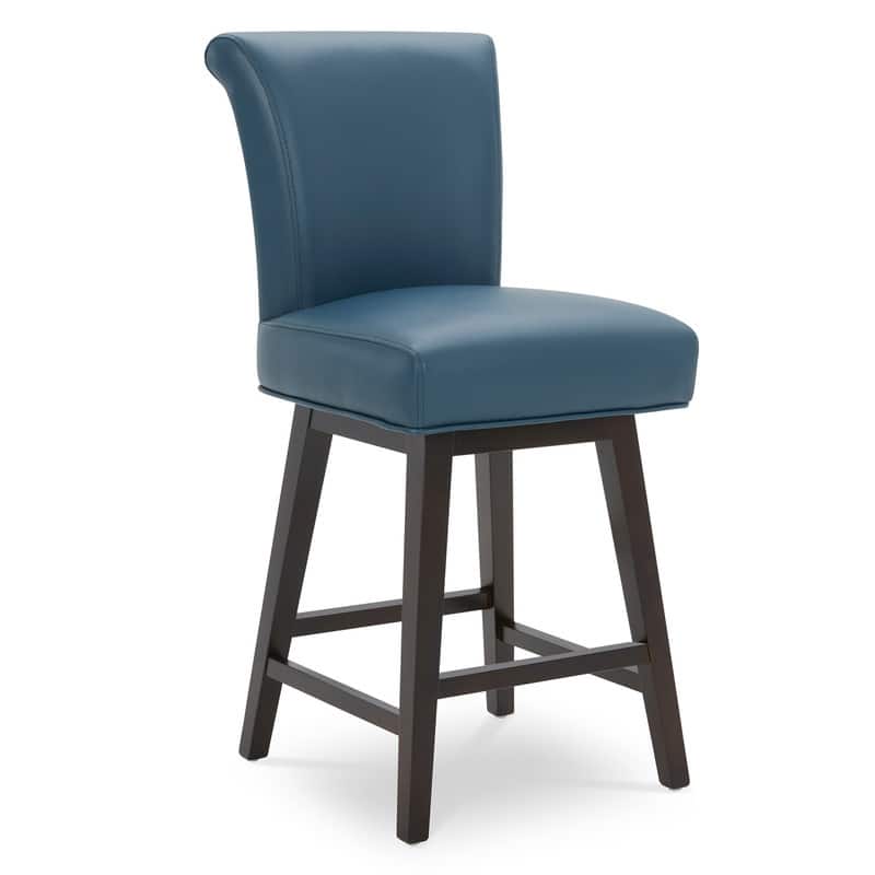 Spruce & Spring Noah Modern Upholstered Counter Height Swivel Barstool Single