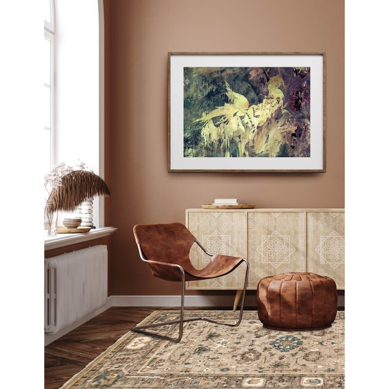 ECARPETGALLERY Hand-knotted Jules Serapi Taupe Wool Rug - 7'10 x 9'10