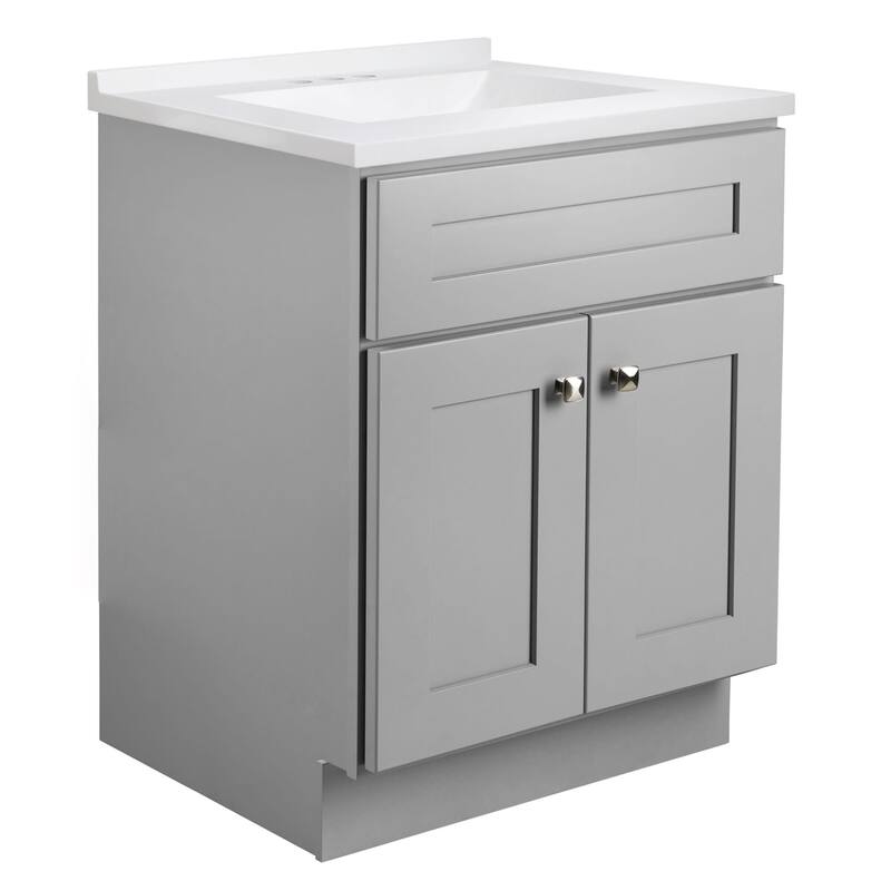 Design House 215525 Brookings 24" Free Standing Single Basin Vanity - Gray