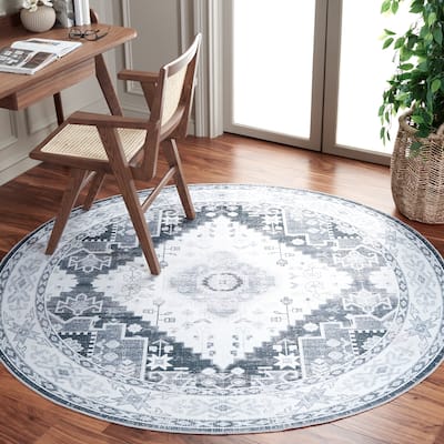 SAFAVIEH Arizona Esme Machine Washable Slip Resistant Vintage Oriental