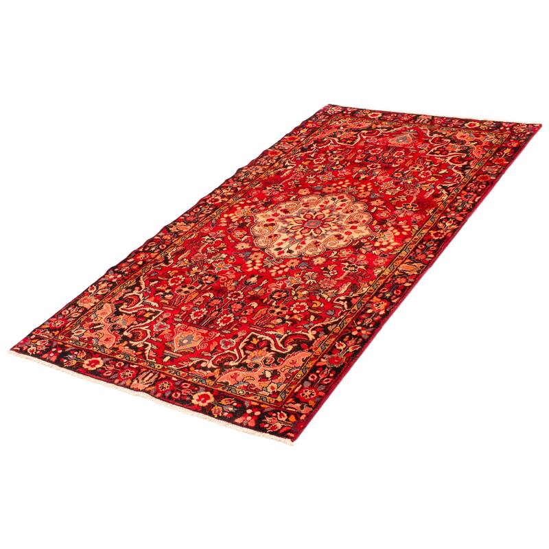 ECARPETGALLERY Hand-knotted Anadol Red Wool Rug - 4'8 x 9'5