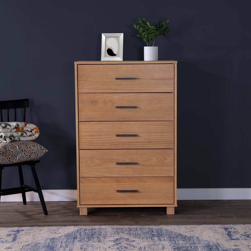 Grain Wood Furniture Loft 5-Drawer Chest - Acacia
