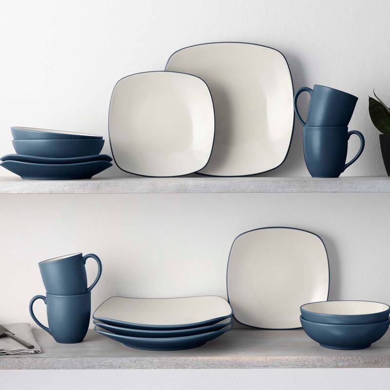 Noritake Colorwave 16-Piece Square Set, Service For 4