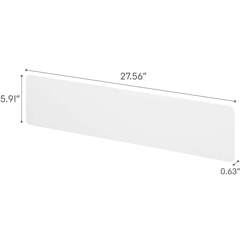 Yamazaki Home Wall-Mounted Magnet Board, Steel, Holds 4.4 lbs - L 0.6 x W 27.6 x H 5.9 inches
