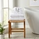 preview thumbnail 104 of 193, Linery & Co. Cotton Diamond Waffle Texture Bath Towels.